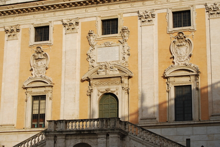 The Capitoline Hill  Rome  Italyのeditorial素材