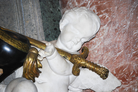 Vatican - interior of famous Saint Peter s Basilicaの写真素材