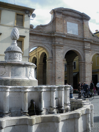 Rimini old townのeditorial素材