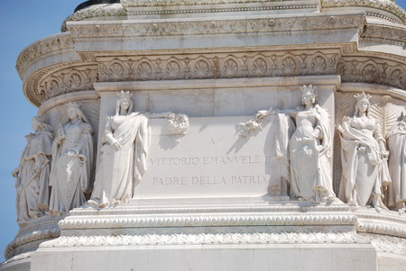 National Monument to Vittorio Emanuele IIのeditorial素材
