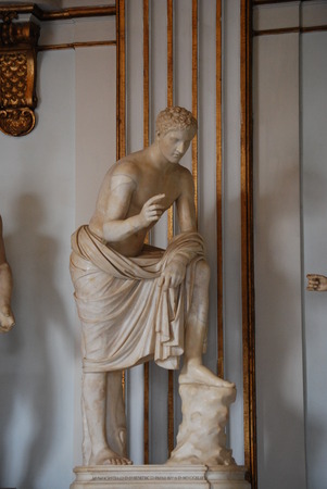Inside one of the rooms of the Capitoline Museums in Romeのeditorial素材