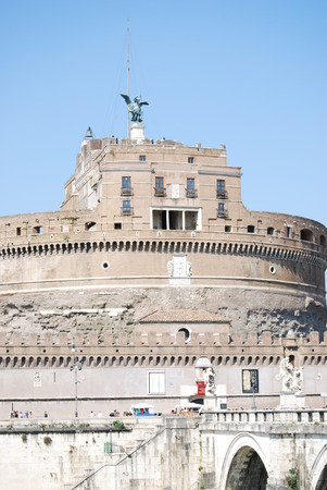 View of Castel Sant Angelo in Rome, Italyのeditorial素材