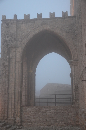 Erice, Sicily. Mother Church Matrixの写真素材
