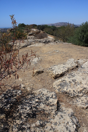 The Valley of the Temples, Agrigento, Sicily, Italyの写真素材