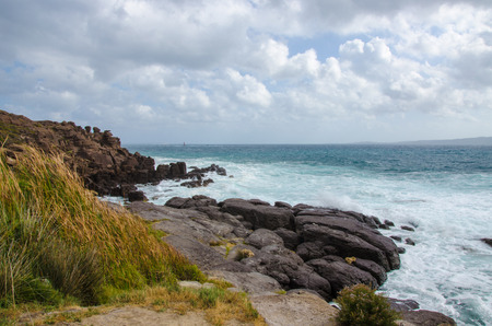portoscuso in sardinia in italyの写真素材