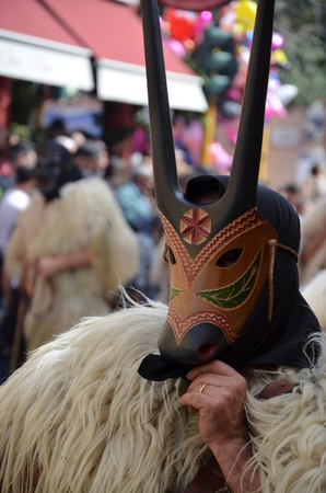 Traditional masks of Sardiniaのeditorial素材