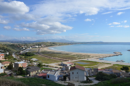 Landscape in Sicily, Menfi (Ag)の写真素材