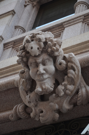 Streets of Bari town in Italyの写真素材