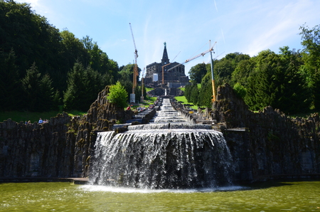 Wilhelmshoehe Castle Park in Kassel, Germanyのeditorial素材