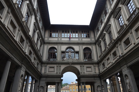 Uffizi gallery in Florence, Italy