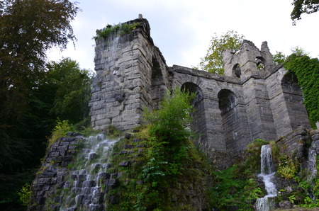 Wilhelmshoehe Castle Park in Kassel, Germanyのeditorial素材