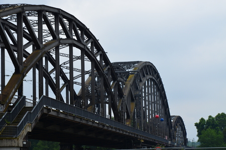 A particular of the city of Frankfurt, Germanyの写真素材