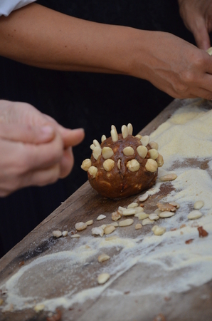 Pan'e Saba, Traditional Sardinian Dessertの写真素材