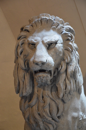 The old Signoria palace interior in Florence, Italyのeditorial素材