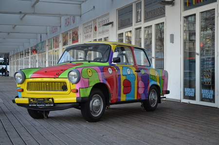 a famous berliner carのeditorial素材