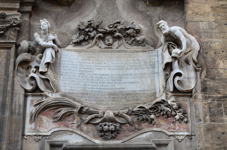 Old architecture in Palermoのeditorial素材