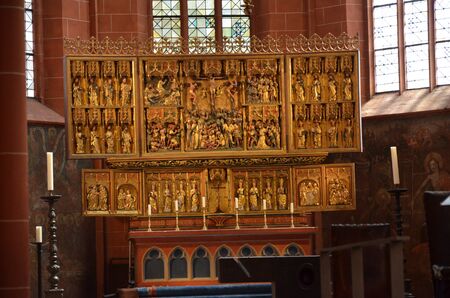 Saint Bartholomew Church interior in Frankfurt am Main