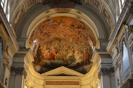 The interior of Cathedral of Palermo, Sicily