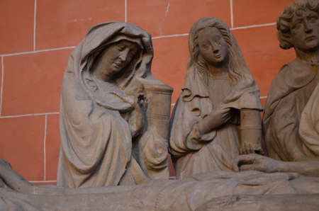 Frankfurt Cathedral Kaiserdon St Bartholomaus in Germanyのeditorial素材