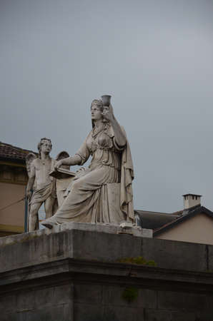 The Church of the Great Mother of God, Turin - Italyの写真素材