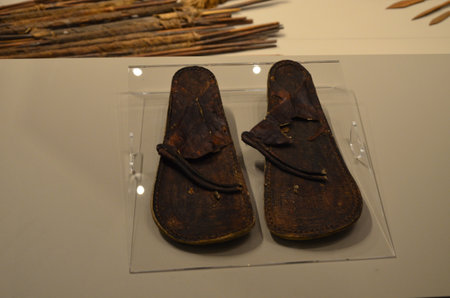 Exhibition of mummies, artifacts and Egyptian finds at the Egyptian Museum of Turinのeditorial素材