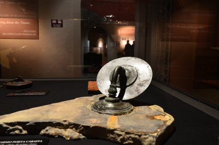 Titanic: The Real Story internatinal expositionのeditorial素材