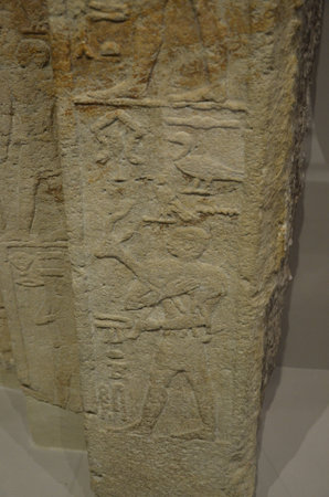 Exhibition of mummies, artifacts and Egyptian finds at the Egyptian Museum of Turinのeditorial素材