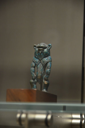 Exhibition of mummies, artifacts and Egyptian finds at the Egyptian Museum of Turinのeditorial素材