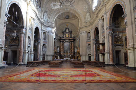 Turin, Italy - The baroque church San Filippo Neriのeditorial素材