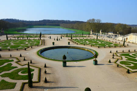 Gardens of The Palace of Versailles, Franceの写真素材