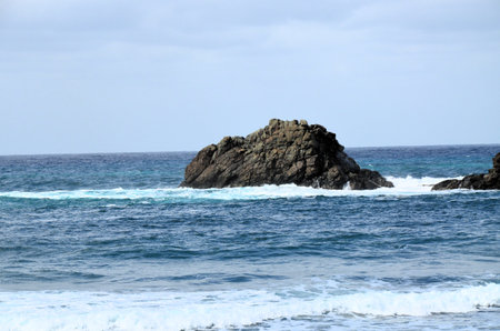 Playa de Benijo (Benijo beach), Atlantic Ocean. North Tenerife. Canary Islands. Spain