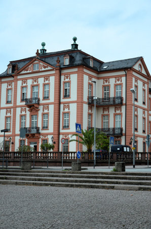 Biebrich Palace in Wiesbaden, Hesse, Germanyの写真素材