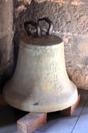 Bell Tower of Iglesia de La Concepcion in La Laguna, Tenerife Spainの写真素材