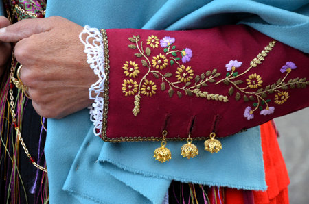 Sant'Antioco, Sardinia 05.06.2019: Saint Antioco, Sardinia - 04.16.2018: Religious procession of Sant'Antiocoの写真素材