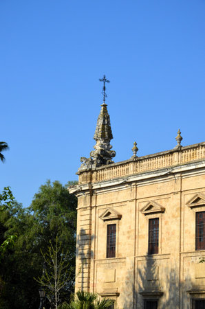 The Former Royal Tobacco Factory Real FÃ¡brica de Tabacos de Sevilla now the University of Seville Universidad de Sevillaの写真素材