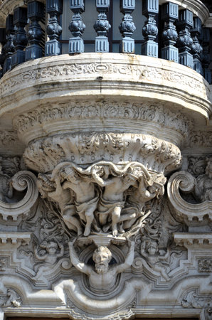 The Palace of San Telmo Seville, Spain. Seat of the presidency of the Andalusian Regional Governmentの写真素材