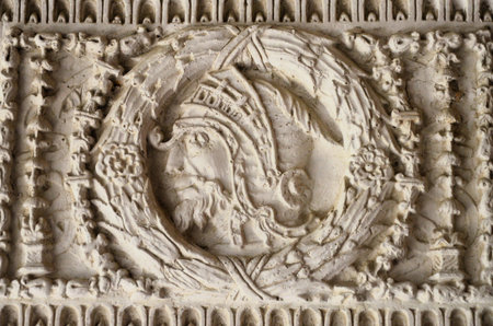 Seville, Spain 03.25.2019: Palace de las duenas in Sevilleの写真素材