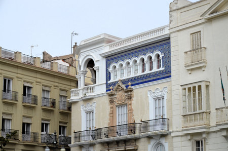 Historic Center of Cadiz Andalusia Spainの写真素材