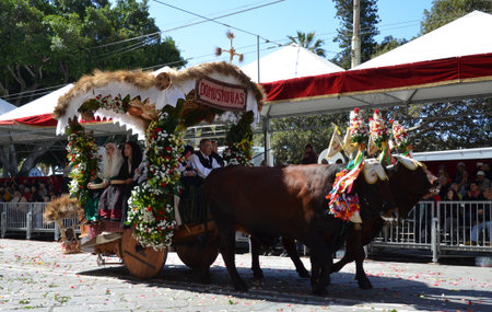 Cagliari, Sardinia 05.01.2019: Religious procession of St. Efisioのeditorial素材