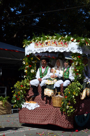Cagliari, Sardinia 05.01.2019: Religious procession of St. Efisioのeditorial素材