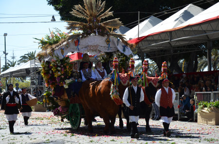 Cagliari, Sardinia 05.01.2019: Religious procession of St. Efisioのeditorial素材