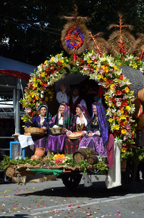 Cagliari, Sardinia 05.01.2019: Religious procession of St. Efisioのeditorial素材