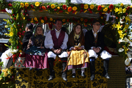 Cagliari, Sardinia 05.01.2019: Religious procession of St. Efisioのeditorial素材