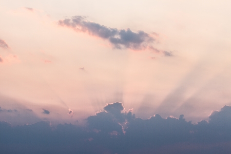 sky with sonset background の写真素材