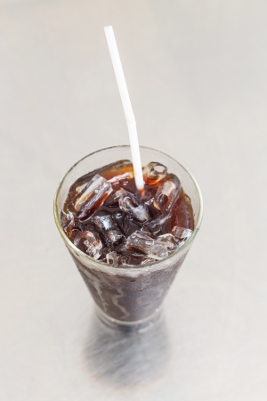 Ice black coffeeの写真素材