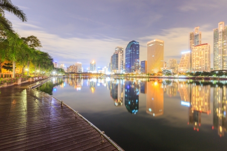 Benjasiri Park bangkok の写真素材