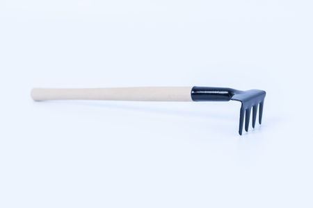 mini garden tool on white backgroudの写真素材