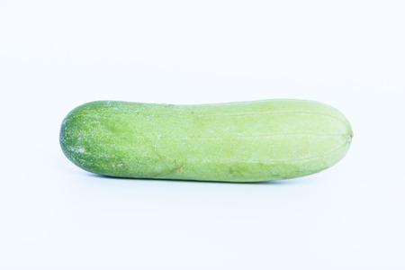 Cucumber  isolated on white backgroundの写真素材