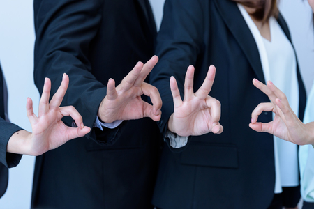 businessman teamwork collaboration relation conceptの写真素材