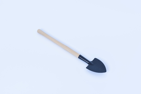 mini garden tool on white backgroudの写真素材